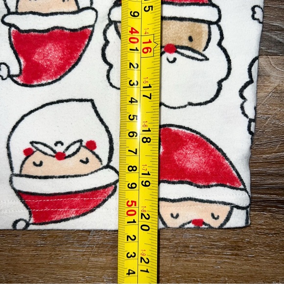 Carter’s Kids 2-Piece 100% Cotton Christmas Pajama Set - Santa, Size 14 - Picture 7 of 11